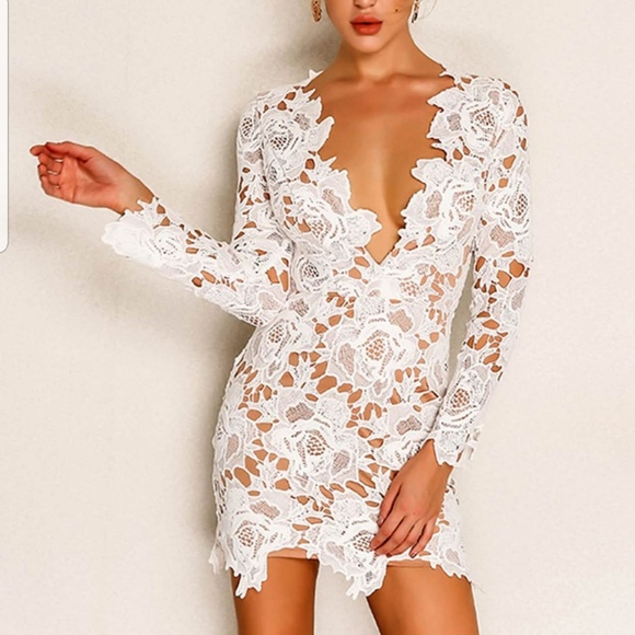 SHEIN Dresses & Skirts - White Lace dress